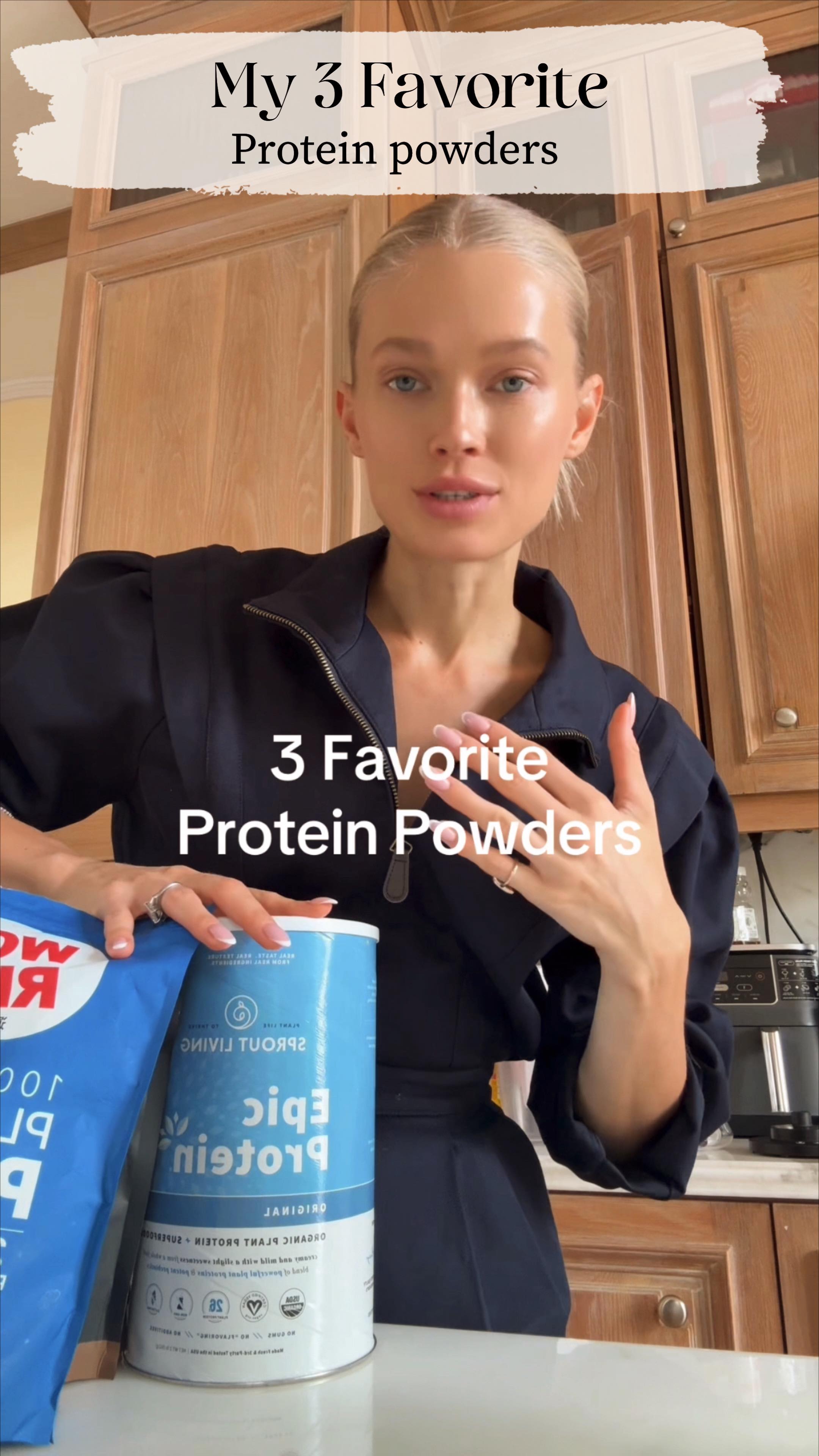 My 3 Favorite Protein Powders